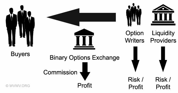 Binary Options Exchange Profit Model